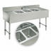 Thumbnail image #3 for Advance Tabco Special Value 3-Compartment Underbar Sink Unit with Deck-Mounted 12-Inch Faucet and Dual Drainboards, 72-Inch Wide
