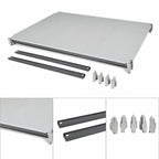 Thumbnail image #3 for Cambro Camshelving® Elements EXSK1872S1480 Solid Shelf Kit, 18 x 72 in, Speckled Gray, Camguard Antimicrobial