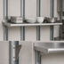 Thumbnail image #3 for Eagle Snap-n-Slide 72-Inch x 12-Inch Wall-Mounted Shelf with Rolled Front Edge, 16/304 Stainless Steel