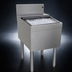 Thumbnail image #3 for Glastender IBA-18 Underbar Stainless Steel Ice Bin with Sliding Cover, 50 lb Capacity