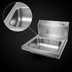 Thumbnail image #3 for John Boos Pro-Bowl Wall-Mounted Stainless Steel Hand Wash Sink with 14