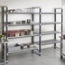 Thumbnail image #3 for Cambro Camshelving Elements XTRA 18 x 36 x 84-Inch 5-Tier Vented Stationary Add-On Shelving Unit