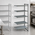 Thumbnail image #3 for Cambro Camshelving Basics Plus 18-Inch x 54-Inch x 84-Inch 5-Tier Add-On Polymer Shelving Unit