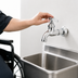 Thumbnail image #3 for T&S Brass ADA-Compliant Heavy-Duty Wall-Mount Single Sink Faucet with Adjustable Flange and Garden Hose Thread Outlet