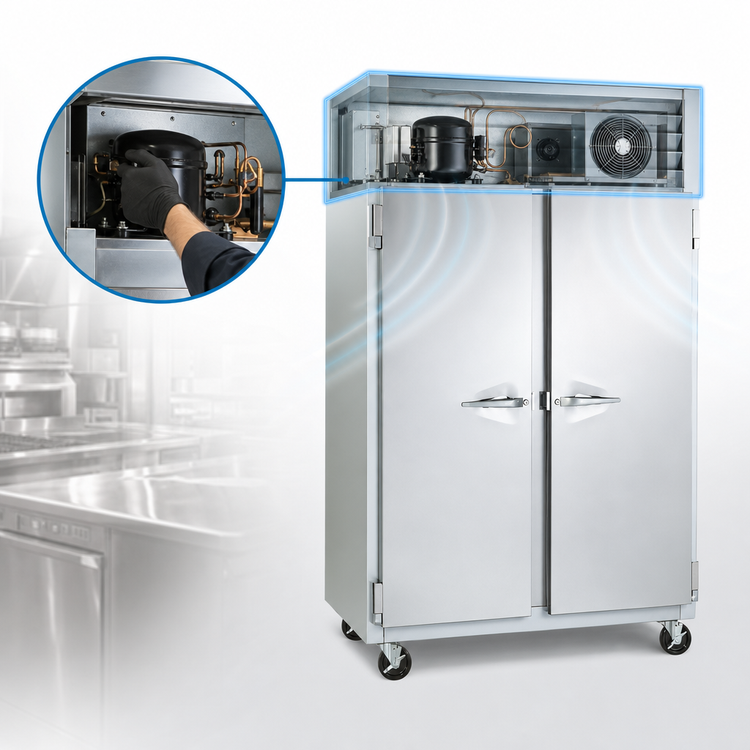Product image #3 for Traulsen Dealer's Choice G Series 2-Section Reach-In Freezer with Half-Height Solid Doors