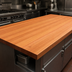 Thumbnail image #3 for Boos Block American Cherry Edge Grain Kitchen Countertop, 96 x 42 x 2-1/4 Inch, Penetrating Oil Finish