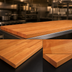 Thumbnail image #3 for John Boos Boos Block American Cherry Edge Grain Kitchen Countertop, 96 x 25 x 1-1/2 Inch, Oil Finish