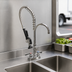 Thumbnail image #3 for BK Resources OptiFlow Mini Lead-Free 8-Inch Centers Deck Mount Pre-Rinse Faucet Assembly