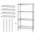 Thumbnail image #3 for Quantum Chrome-Plated Wire Shelving Starter Kit, 60