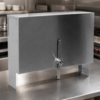Thumbnail image #3 for Glastender, Inc. CHOICE C-SRC-37 37-Inch Single Stainless Steel Speed Rail Locking Cover