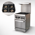 Thumbnail image #3 for IKON Cooking 24-Inch Natural Gas Commercial Gas Range with 4 Open Burners and Convection Oven