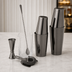 Thumbnail image #3 for Barfly 5-Piece Gun Metal Black Cocktail Mixing Set with 17 oz Mixing Glass