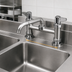 Thumbnail image #3 for Equip 8-Inch Deck Mount Low-Lead Mixing Faucet with 6-Inch Swing Nozzle