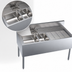 Thumbnail image #3 for Krowne Royal Series Two-Compartment Underbar Sink Unit with Right Drainboard and Faucet, 48 Inch W x 24 Inch D