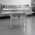 Thumbnail image #3 for Eagle Group 314 Series 2-Compartment 304 Stainless Steel Sink with Backsplash and Legs