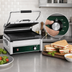 Thumbnail image #3 for Waring Panini Supremo Large Italian-Style Countertop Panini Grill with Timer, 14.5 x 11 Inch Cooking Surface, 208V