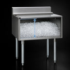 Thumbnail image #3 for Eagle Group 2200 Series B48IC-12D-22 48-Inch Underbar Ice Bin/Cocktail Unit with Sliding Cover, 12-Inch Deep, 208 lb Capacity