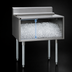 Thumbnail image #3 for Eagle Group 2200 Series 48-Inch Underbar Ice Bin/Cocktail Unit with Sliding Cover, 12-Inch Deep, 208 lb Capacity