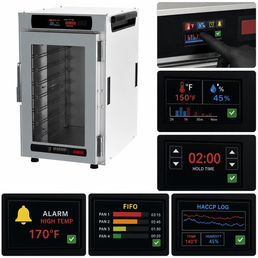 2.4-Inch Digital Touchscreen Controls
