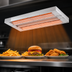 Thumbnail image #3 for Hatco Glo-Ray 60-Inch Double Unlighted Infrared Strip Heater, 2800W, 120V, Aluminum