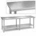Thumbnail image #3 for Eagle Spec-Master Series 108-Inch Wide x 30-Inch Deep Flat Top Stainless Steel Work Table with Adjustable Undershelf