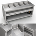 Thumbnail image #3 for Thurmaduke TEHF-74 5-Pan Mobile Electric Hot Food Unit with Open Base