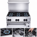 Thumbnail image #4 for Vulcan Endurance 36-Inch 6-Burner Gas Restaurant Range with Standard Oven, Propane