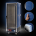 Thumbnail image #3 for Metro C5 3 Series Mobile Full-Height Moisture Heated Holding and Proofing Cabinet with Blue Insulation Armour and Fixed Wire Slides