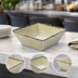 Thumbnail image #3 for American Metalcraft 12-Inch Square Antique White Melamine Serving Bowl, 228 oz.
