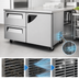 Thumbnail image #3 for Turbo Air Super Deluxe Series Two-Section Undercounter Refrigerator with 2 Drawers and 1 Right-Hinged Door, 60-1/4 Inches Wide