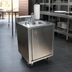 Thumbnail image #3 for BK Resources Single-Bowl Mobile Hand Wash Sink with Hot & Cold Water, 10 x 14 x 5-Inch Bowl