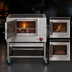 Thumbnail image #3 for American Range 60-Inch Wood or Charcoal Floor Model Broiler with 2 Burners, Gas Log Lighter, and Round Rod Grates