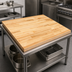 Thumbnail image #3 for Boos Block Northern Hard Rock Maple Blended Edge Grain Kitchen Countertop, 48 x 30 x 1-1/2 Inch, Varnique Finish