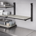 Thumbnail image #3 for Cambro Camshelving Elevation Wall-Mounted Add-On Shelf Kit, 18 x 36 Inches, Vented, Brushed Graphite