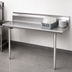 Thumbnail image #3 for Eagle Spec-Master Straight Clean Dishtable, 84 x 30 Inch, Left-to-Right, 14/304 Stainless Steel, 8 Inch Backsplash