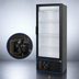 Thumbnail image #3 for Omcan Black Single-Section Glass Door Reach-In Refrigerator Showcase, 7.7 Cu. Ft., Bottom Mount