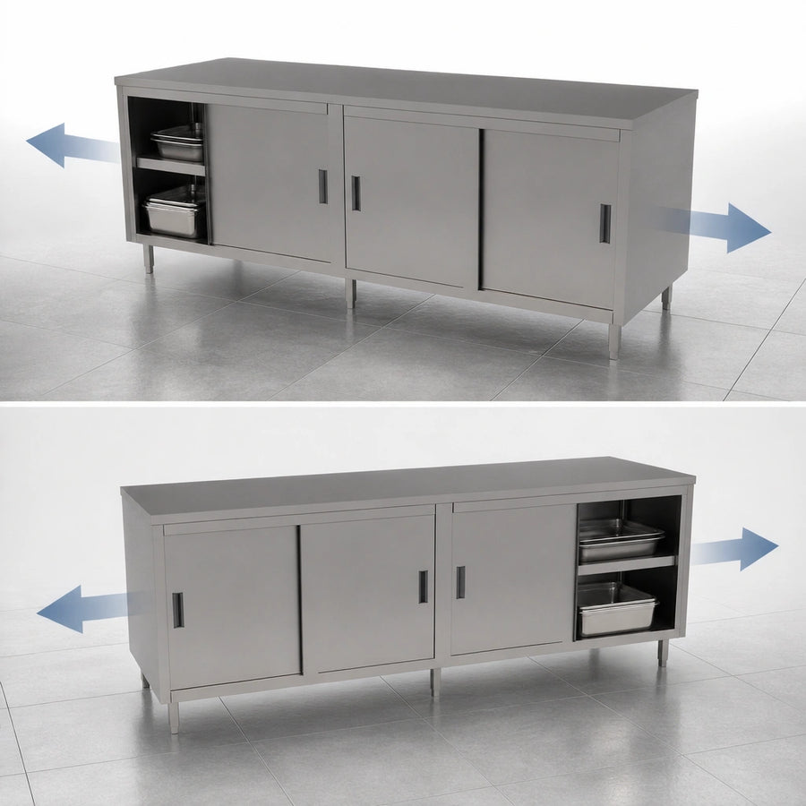 Dual-Side Sliding Doors