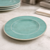 Thumbnail image #4 for Grove 9-Inch Aqua Round Wide Rim Melamine Salad Plate