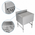 Thumbnail image #3 for John Boos 24-Inch Freestanding Underbar Drainboard with Top Drain and 3-Inch Backsplash