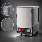 Thumbnail image #3 for Metro C5 Insulation Armour C535-CFS-U-GY Half-Height Mobile Heated Holding & Proofing Cabinet, Solid Door, 16-Pan Capacity