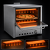 Thumbnail image #3 for Omcan USA PE-CN-36P26 Single-Chamber Natural Gas Countertop Pizza Oven, 26-1/2-Inch Wide