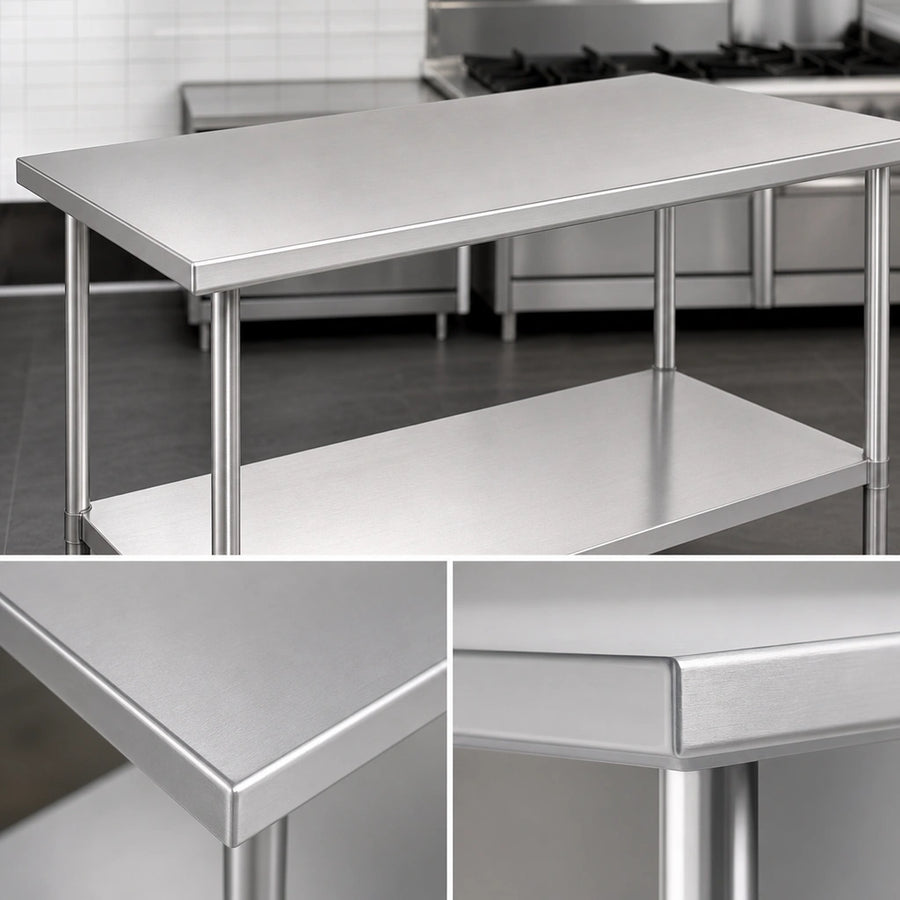 14-Gauge Stainless Steel Top