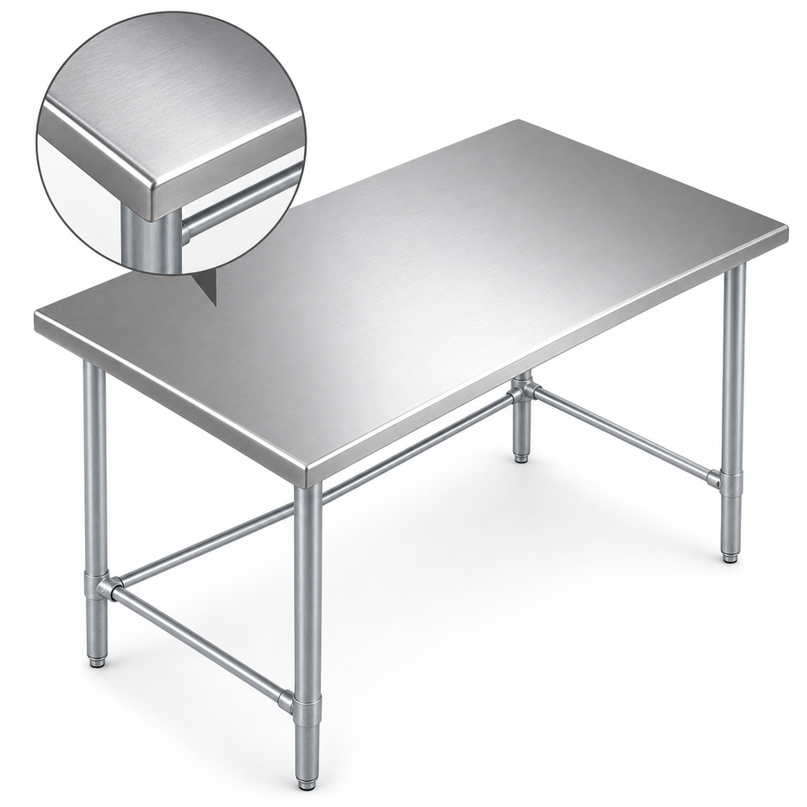 Reinforced Stainless Steel Top