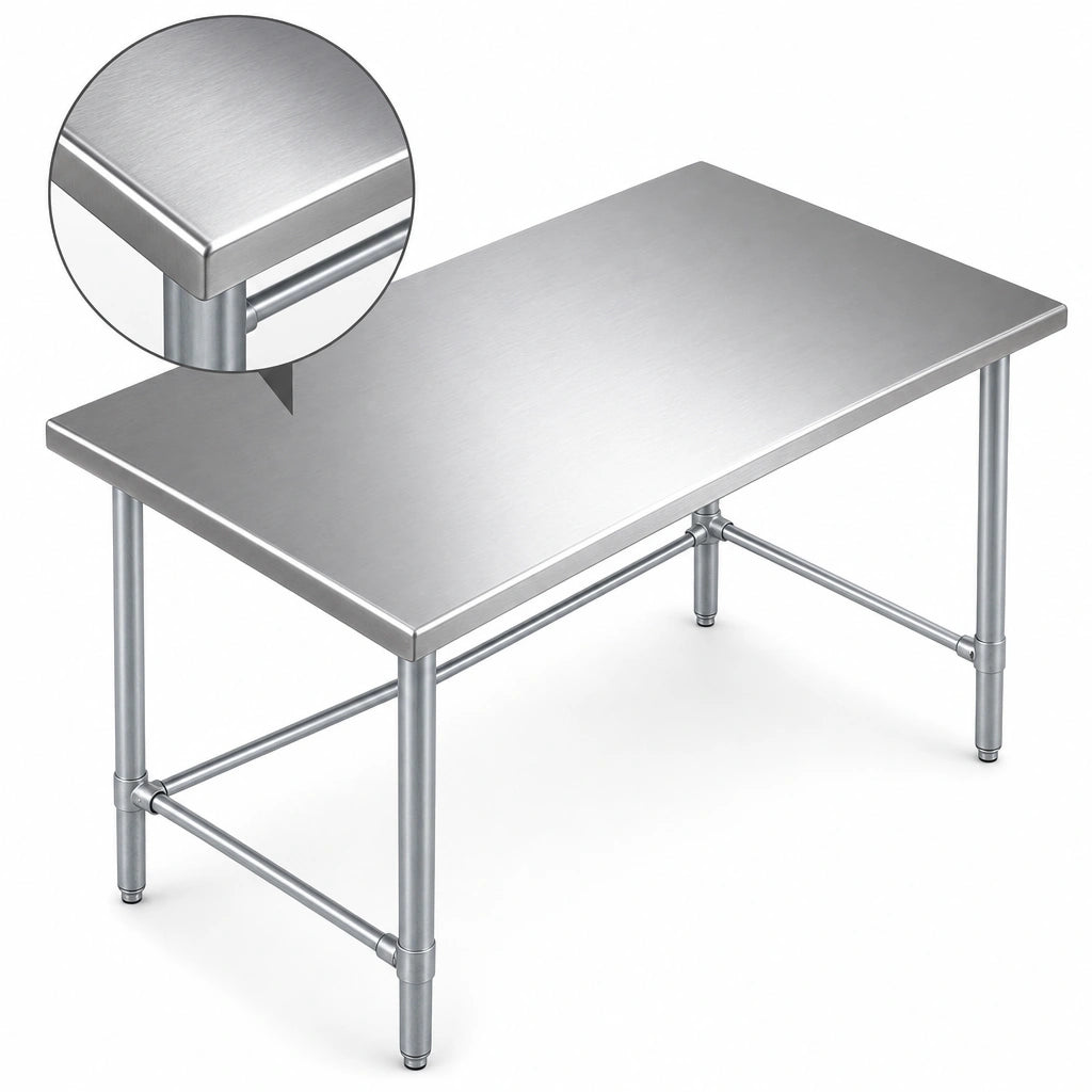 Reinforced Stainless Steel Top