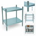 Thumbnail image #3 for BK Resources 31 x 24 x 38 Inch Stationary Dry Storage Shelving Unit with 2 Adjustable Galvanized Shelves