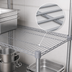 Thumbnail image #3 for Quantum 60 x 30 Inch Gray Epoxy Antimicrobial Wire Shelf, 600-800 lb Capacity