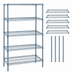 Thumbnail image #3 for Quantum Stationary Wire Shelving Starter Kit, 54