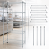 Thumbnail image #3 for Quantum 42 x 24 x 86 Inch Wire Shelving Starter Kit, 5-Shelf, 304 Stainless Steel