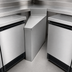 Thumbnail image #4 for BK Resources 25° Inside/Rear Corner Underbar Filler with 4-Inch Riser for Two 21-Inch Units
