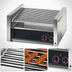 Thumbnail image #3 for Grill-Max 45 Hot Dog Roller Grill with Chrome-Plated Rollers, Stadium Seating, and Analog Controls